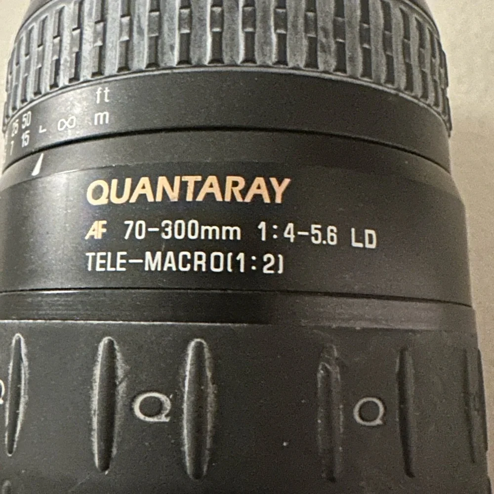 Quantaray AF 70-300MM 1:4-5.6 LD Zoom/Macro Lens Minolta A mount